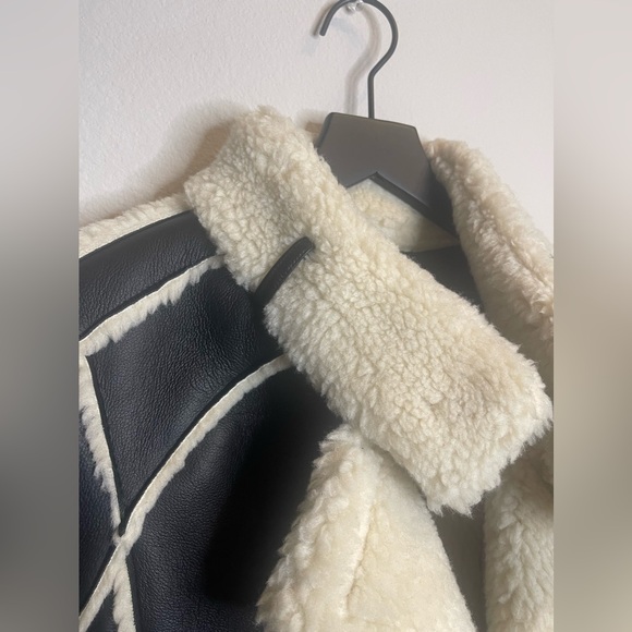 Missguided Borg Belted Aviator Jacket - Picture 7 of 15